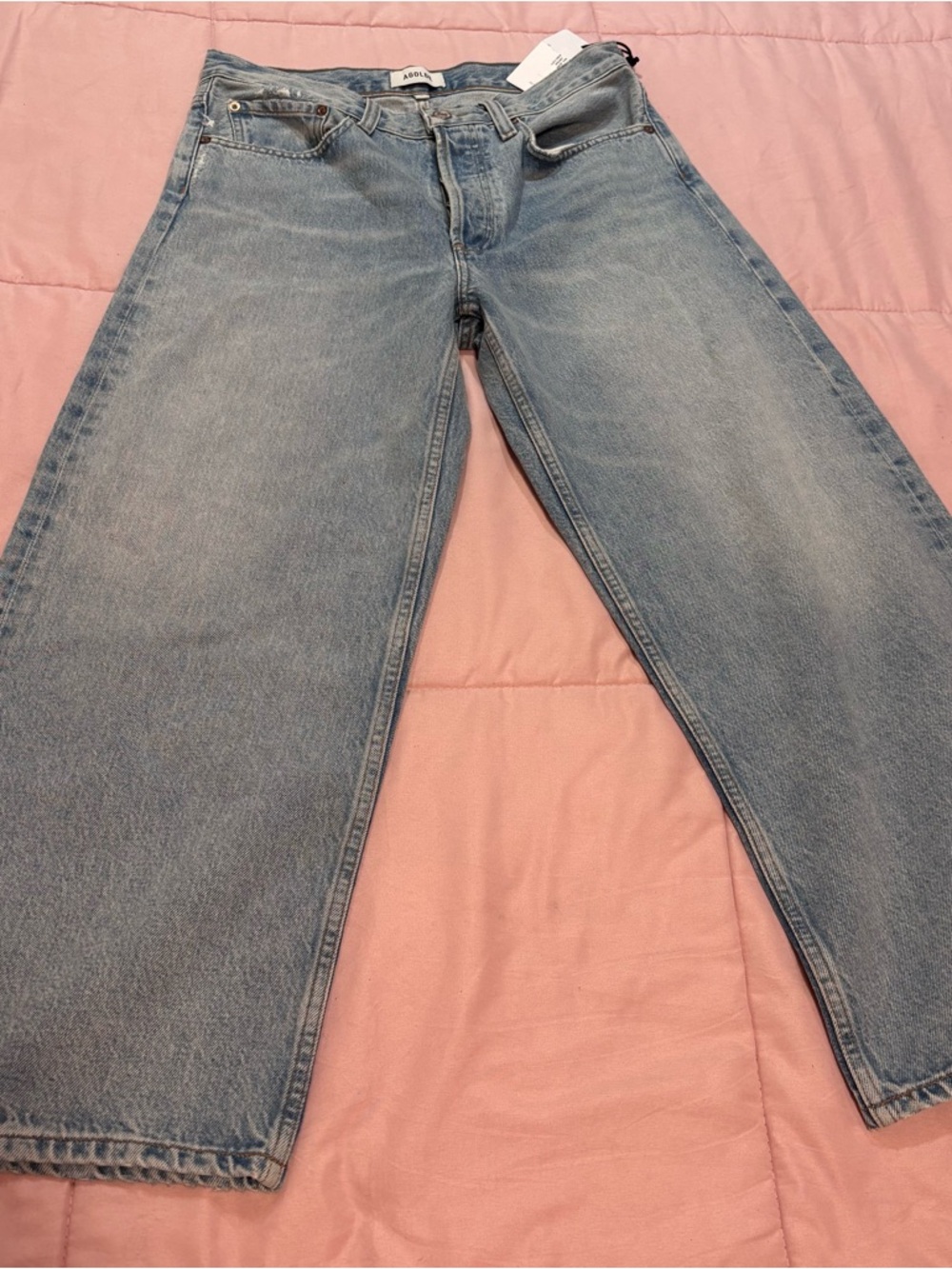 NWT Agolde arc  Jean  in orten crop size 27 - Picture 2 of 4